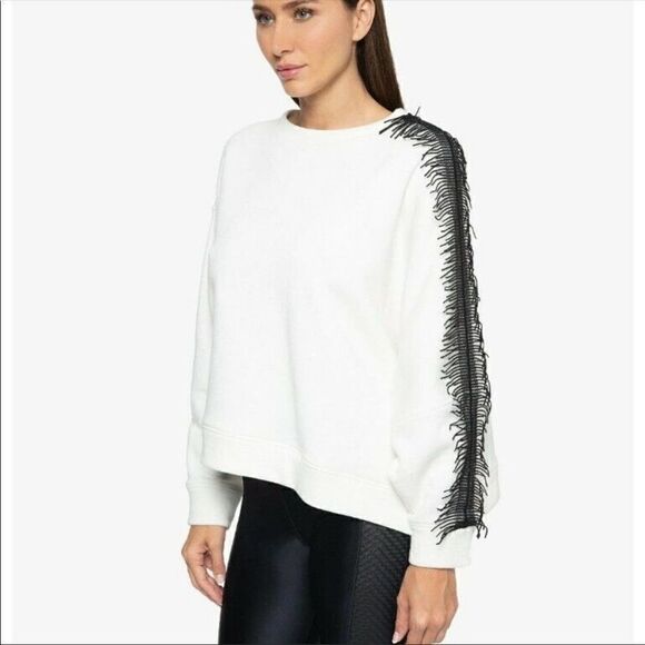 Koral White Sweatshirt  new with defects on - Picture 1 of 7